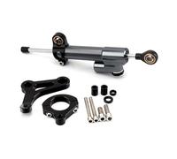ZEEBQHKLW Stabilizzatore del Manubrio per Y&amaha X-MAX300 XMAX300 Xmax 300 2017 2018 2019-2023 Kit Staffa Montaggio Ammortizzatore in Alluminio Stabilizzatore di Sterzo Regolabile Moto(Set 3)