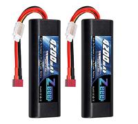 Zeee 2S Lipo Batteria 7.4V 50C 4200mAh Batteria RC con Deans T Plug per RC Auto RC Camion RC Hobby (2 pezzi)
