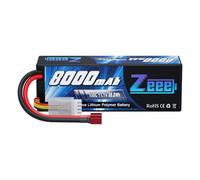 Zeee 3S Lipo 11.1V 8000mAh 100C Batteria per modellismo RC con connettore T | Batteria RC per auto RC, camion, carri armati RC, buggy, truggy da corsa per hobby