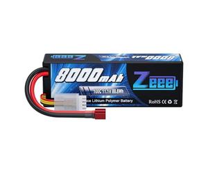 Zeee 3S Lipo Batteria 11,1V 100C 8000mAh Batteria RC Hardcase con Connectore Deans T Spina per RC Evader BX RC Veicolo Auto LKW Truggy RC Nave RC Modells RC Hobby