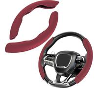 ZEEGII Coprivolante Auto per Lexus UX HEV 2019-2023 2024 2025, Coprivolante per Auto in Pelle Scamosciata, Protezione Volante, Design Segmentato A Farfalla, Antiscivolo Ultraleggero,O-03
