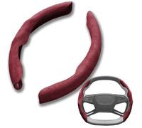 ZEEGII Coprivolante Auto per Lexus UX HEV 2019-2023 2024 2025, Coprivolante per Auto in Pelle Scamosciata, Protezione Volante, Design Segmentato A Farfalla, Antiscivolo Ultraleggero,D-03