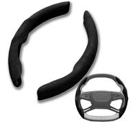 ZEEGII Coprivolante Auto per Lexus UX HEV 2019-2023 2024 2025, Coprivolante per Auto in Pelle Scamosciata, Protezione Volante, Design Segmentato A Farfalla, Antiscivolo Ultraleggero,D-01