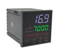 ZEEGII regolatore Temperatura pid Termostato AI-516 72x72mm Ingresso TC/RTD Regolatore di Temperatura PID Digitale Intelligente Uscita SSR/Relè/4-20mA con Allarme (Color : Output SSR 2 Alarm)