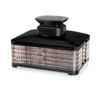 ZEEGMA DRY CHEF PRO Essiccatore Alimentare per Funghi Potenza 400 W, Essiccatore Frutta e Verdura, 5 Vassoi, Regolazione Temperatura 35-70˚C, Termocircolazione Timer fino a 72 h (Nero)