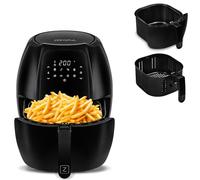 ZEEGMA Knapper Grand Friggitrice ad Aria 1800 W, Cestello 7,7 L