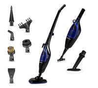 ZEEGMA Puur Prime Control - Pulitore a vapore e vaporizzatore manuale 2 in 1 con 13 accessori, 1500 W, 400 ml, 20 secondi, tempo di riscaldamento, uccide il 99,9% di batteri, cavo da 7 m, per tutti i