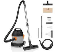 Zeegma ZONDER PRO COMPACT Aspirapolvere a Secco/Umido, Aspirapolvere Industriale Compatto 1000W, Contenitore 6 L, Ugelli Per Tappezzeria E Tappeti, Funzione Blow-out
