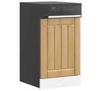 Zeehear Lucca Artisan - Mascherina per lavastoviglie in legno di quercia, 45 x 67 cm, resistente all'umidità, protegge la lavastoviglie, facile da pulire, armadio da cucina