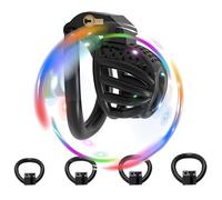 ZeeKoug Gabbia Multiuso in Stile Nido d'miele Nero, Dimensione S, 4 Accessori di Ricambio, Regalo per Coppia