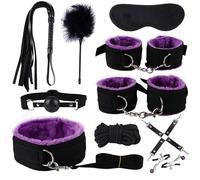 ZeeKoug Il Set di 10 Pezzi di Piume in Nylon Viola è Un Regalo di Yoga Morbido E Confortevole, Che è Sottile E Dinamico, Mostrando Fascino alla Moda E Fornendo Un'Esperienza Sportiva Confortevole.