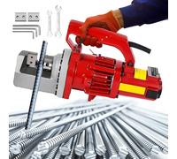 ZEEKYFOR Cesoia Idraulica Elettrica per Tondini di Acciaio da 1250W/1700W, 20 mm/25 mm, Cesoia Portatile per Tondini di Acciaio con Custodia e Chiave di Regolazione 1700W-RC25