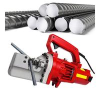 ZEEKYFOR Cesoia Idraulica Elettrica Portatile per Tondini di Acciaio da 1250W/1700W con Custodia, Taglio di Tondini di Acciaio da 20 mm/25 mm in 3/4 di Secondo 1250W-RC20