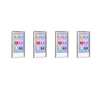 ZEELYDE 4X TPU Gomma Custodia Compatibile con Nano 7Eme Generation, Ghiaccio Bianco Chiaro
