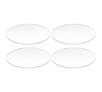 ZEELYDE 4X Trasparente 3 mm Spessore Disco Rotondo Acrilico Diametro: 100mm