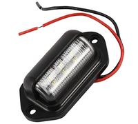 ZEELYDE Fuoco di Piastra di Immatricolazione LED Luce Posteriore Piastra di Immatricolazione STAND per Rimorchi, Veicoli Ricreativi, Camion, Barche