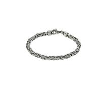 Zeeme Basic Bracciale Braccialetto Catena Reale Argento Sterling 925 Lucidato...