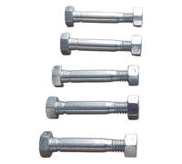 Zeenparts 910-0891 710-0891 - Confezione da 5 perni e dadi per cesoie compatibili con MTD con trivella compatibile con Craftsman Snow Thrower 486248460 486248463 486248462 5/16"-18 x 1 3/10,2 cm