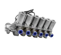 Zeenparts Gruppo elettrovalvola a solenoide 20Y6041611 20Y604-1611 24V compatibile con l'escavatore KOMATSU PC130-8 PC200-8 PC270-8