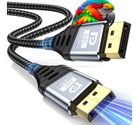 ZEENVIC Cavo Displayport 1.4 2M - 8K Cavo DP 8K@60Hz, 4K@165Hz,2K@240Hz/165Hz/144Hz, HBR3 32.4Gbps, HDR, DSC 1.2, HDCP 2.2, G-Sync&FreeSync, per Schede Grafiche e Monitor da Gioco