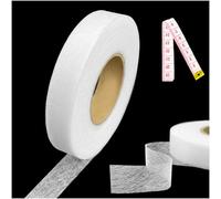 Zeeorymn Termoadesivo da 64 metri, nastro adesivo a caldo, 20 mm, orlo senza cuciture, per pantaloni, tende e tessuti, facile da usare, nastro di fissaggio termoadesivo