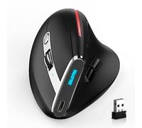 Zeerkeer Mouse Wireless Mouse Ergonomico Wireless Gamer Può essere Caricato È possibile personalizzare i tasti di scelta rapida Portare 8 Chiavi e 5 Livelli DPI Regolabili Connessione Bluetooth(nero)