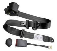 Zeetan Cinghie Retrattili Regolabili Universali 3Pt, Compatibili con La Maggior Parte dei Carrelli da Golf, UTV, VR, Camion,Nero