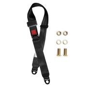 Zeetan Cintura di Sicurezza Universale, Cintura di Sicurezza Universale del Carrello da Golf per UTV, Cinture Regolabili A 2 Punti Kit di Imbracatura per Go Kart Cinture di Sicurezza,Nero,1