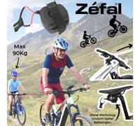 Zefal Bike Taxi Bicicletta Sistema Rotaie MTB Ebike Giro Corda Followme Bambini