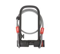ZEFAL K-Traz, Lucchetto Bici a U Unisex, Nero, U13 Combinazione + Cavo