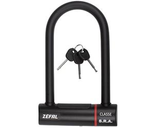 ZEFAL K-Traz U20 - Lucchetto a U per Bicicletta ad Alta Sicurezza - Barra in Acciaio - Lucchetto Bici a U - U Lock Massima Sicurezza Per Biciclette, Scooter Elettrici - Classe SRA