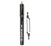 ZEFAL MT 380mm - Pompa Per Biciclette in Alluminio - Valvole Schrader e Presta - Leggera e Robusta - 145g, Nero