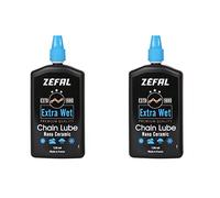ZEFAL Pack Extra Wet Lube - 2 x Lubrificante Catena Bici MTB in Ceramica Premium - Lunga Durata - Olio Catena MTB e Bici - Lubrificante per Catene di Biciclette