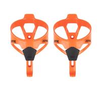 ZEFAL Pack Pulse A2 - Confezione di due portabibite per bicicletta leggeri, porta borraccia per bicicletta, mountain bike, bici da strada, resistente e durevole, 26 g ogni porta borraccia - arancione