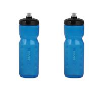 ZEFAL Pack Sense Soft 80 - Set di due Borracce Bici e MTB - Borr Blu Trasparente