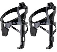 ZEFAL Pulse A2, Porta Borraccia per Bicicletta Unisex, Nero, Universale (Confezione da 2)