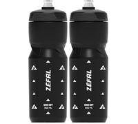 ZEFAL Sense Soft 80 Borraccia Nero 800 ml (Confezione da 2)