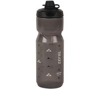ZEFAL Sense Soft 80 No Mud - Borraccia Bici e MTB Con Protezione Della Tettarella - Senza BPA - Borraccia Sportiva e Ciclismo Inodore e Leggera- 800ml, Nero Fume