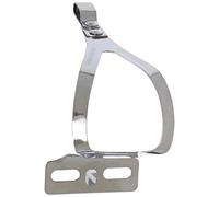 Zefal Steel Toe Clips (Small/Medium, Silver) by Zefal