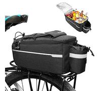 Zefeng V117-Bicycle Rear Pannier Recoil Bag, Acrilico, Nero