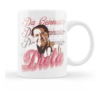 Zefiro Tazza Divertente Da Gennaio Dieta - Ultime parole famose - Mug simpatica Idea Regalo per amici - Around Nature