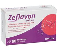 Sanofi Compresse rivestite Zeflavon 500 mg Flavonoidi micronizzati 60 compresse