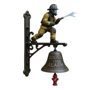 Zegaqae Campanello Pompiere | Campanello con Suono di Allarme Forte | Ornamento Decor Stile Vintage Per Porta D'ingresso Giardino Casa Da Esterno E Interno