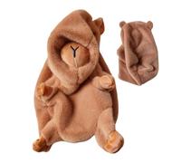 Zegaqae Capybara Peluche,Custodia di Peluche Non Riempita | Materiali Progetto Di Cucito Morbido Artigianato Per Giovani Donne Adulti E Bambini