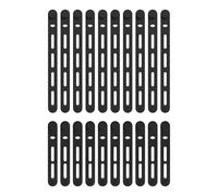 Zegaqae Fishing Rod Tie Strap - Fasce in Silicone per Attrezzatura da,20 Pezzi Cinghie Elastiche Angolari Impermeabili per Stand Up Paddle Camping Caccia Giardinaggio Escursionismo,per Pontone Kayak