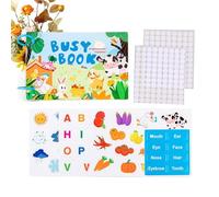 Zegaqae Libro di attività per Bambini | Educativo per Apprendimento Cognitivo,Libro di Apprendimento Sensoriale per L'Infanzia - per di Gioco Bambini Intrattenimento Curiosità Divertimento Casa