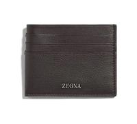 Zegna - Simple Card Case - -Accessories -Uomo -Marrone -ONE SIZE