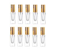 ZEGYES 10 flaconi da viaggio bottiglie spray mini portatile per profumo oro, 5 ml