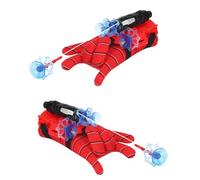 Zehan Zitong Set di 2 Spider Launcher Glove,Guanti da Lanciatore Web Shooter Spider,Guanto Lanciatore per Spider,Launcher Glove Spider,Giocattoli Educativi per Bambini (A)