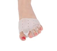 Zehenspreizer Silikon Gel Zehen Separator Set, Hallux Korrektur Zehenkorrektor für Frauen Männer, Zehenspreizer Hallux Valgus für Hammerzeh Bunion, 2 Paar Mittelfußpolster und Toe Separator Kit